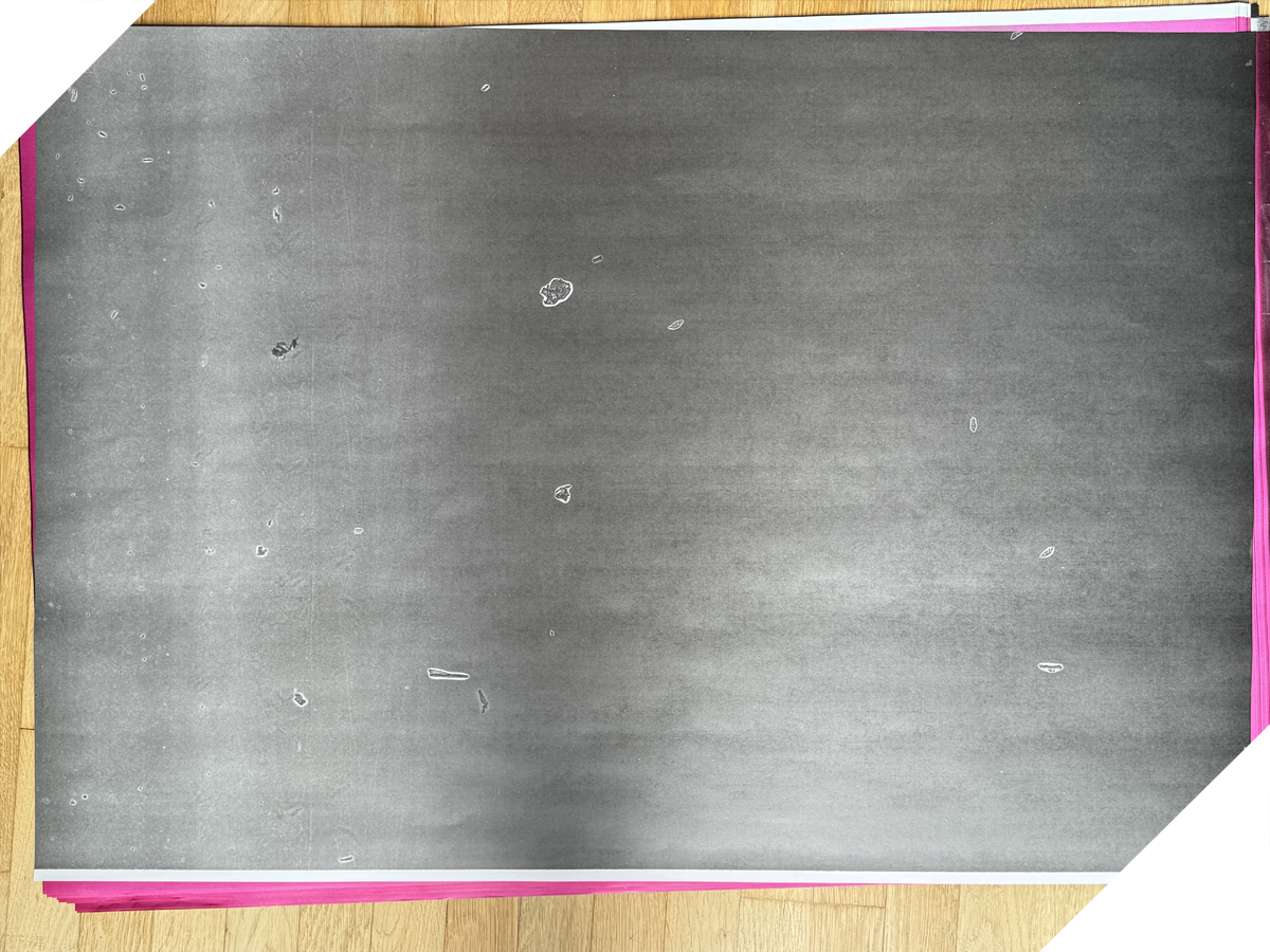 Pressinspection.com | Kiss print test Pressinspection.com | Kiss print test - debris