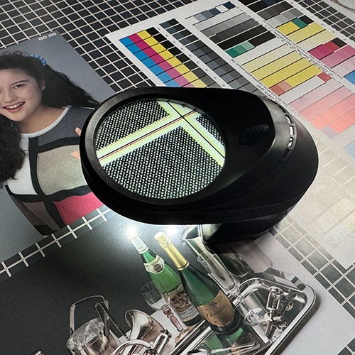 PressInspection Round-screen magnifying glass