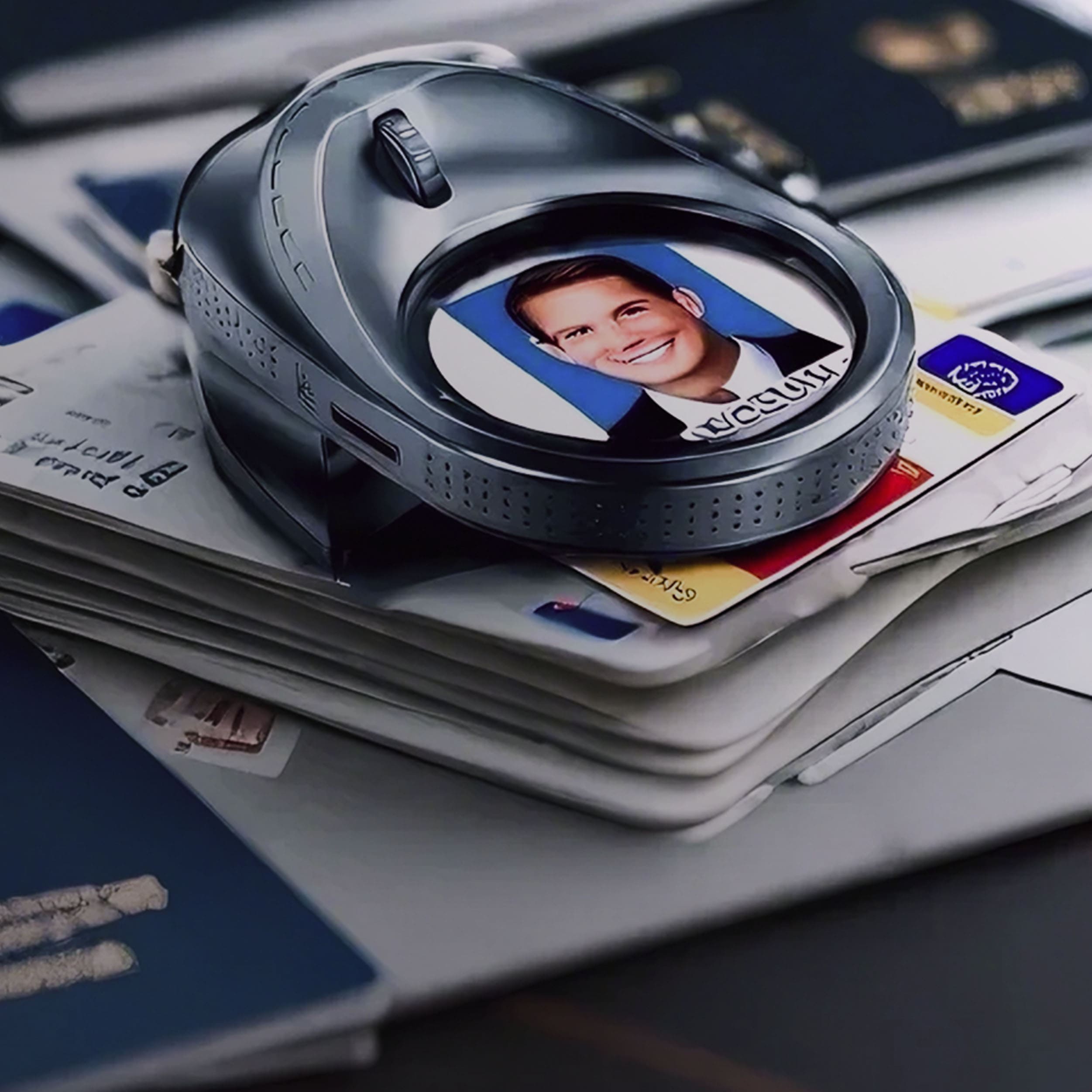 PressInspection Round-screen magnifying glass