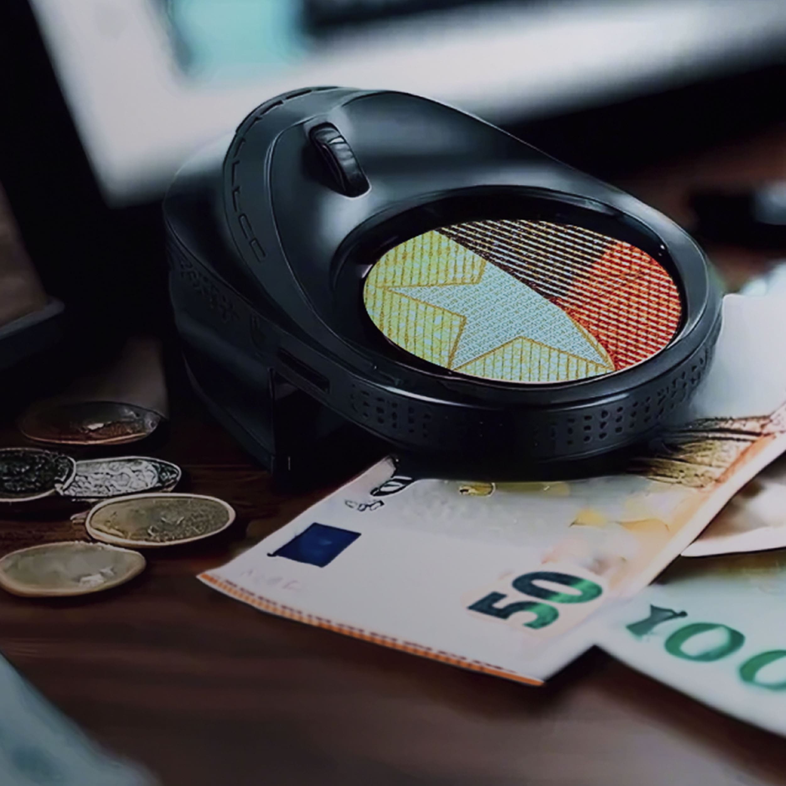 PressInspection Round-screen magnifying glass